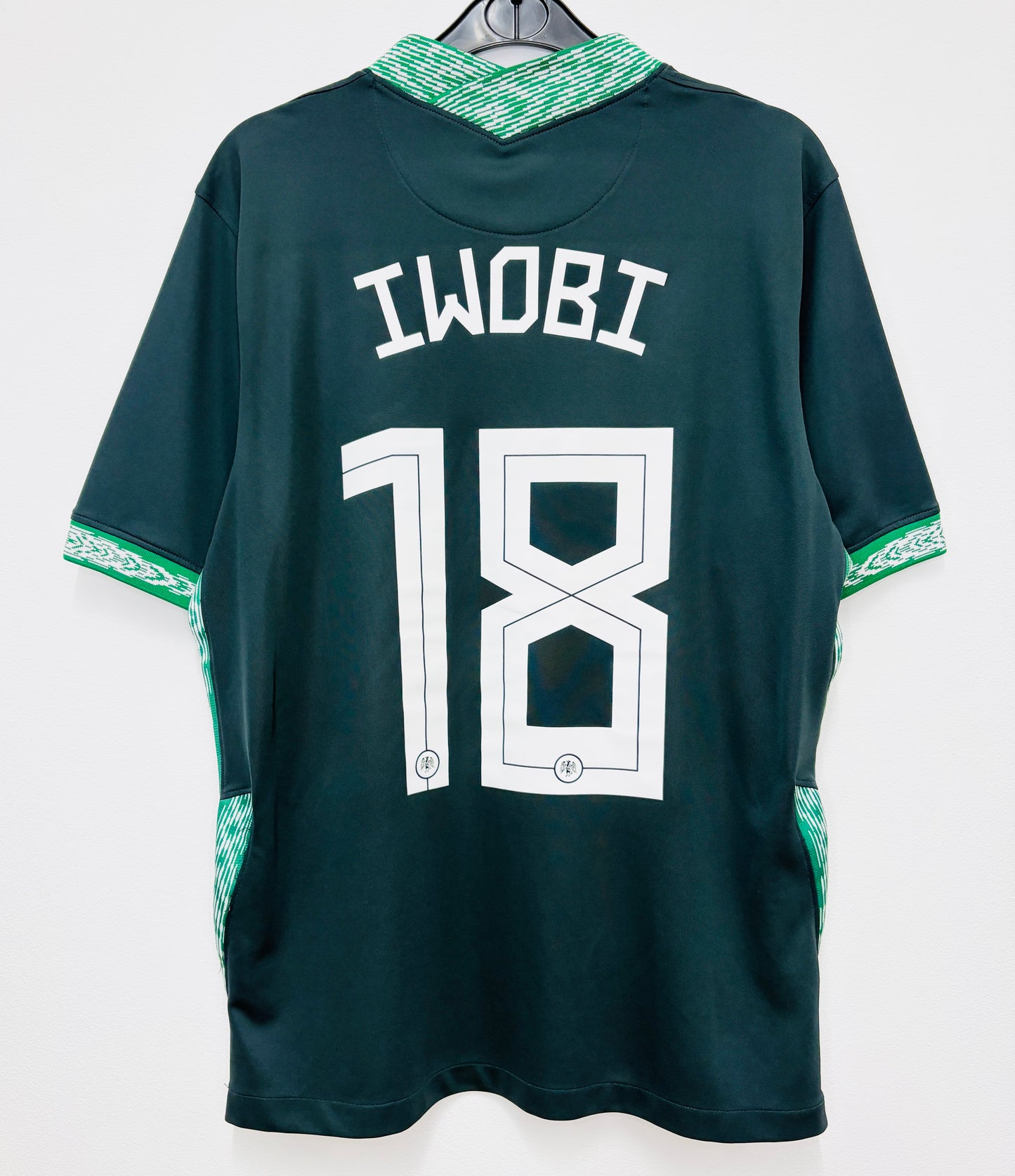 2020 2021 Nigeria Nike Away Football Shirt IWOBI 18 Men's Medium
