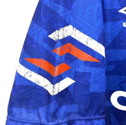 1991 1993 Chelsea Umbro Home Football Shirt LAMPARD 8 Mens Medium