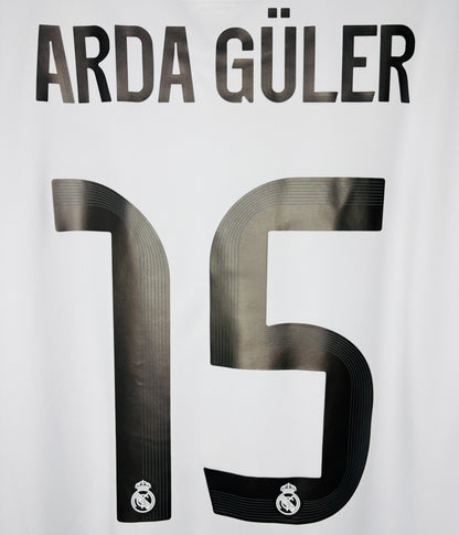 2025 2026 Real Madrid Adidas Home Football Shirt ARDA GULER 15 Men's Large