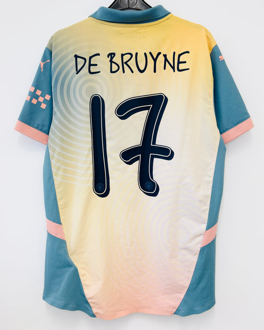 2024 2025 Manchester City Puma 4th Player Spec Football Shirt DE BRUYNE 17 Men's Medium