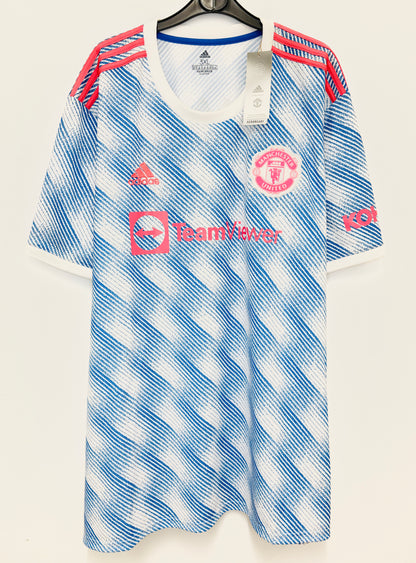 BNWT 2021 2022 Manchester United Adidas Away Football Shirt RONALDO 7 Men's 3XL