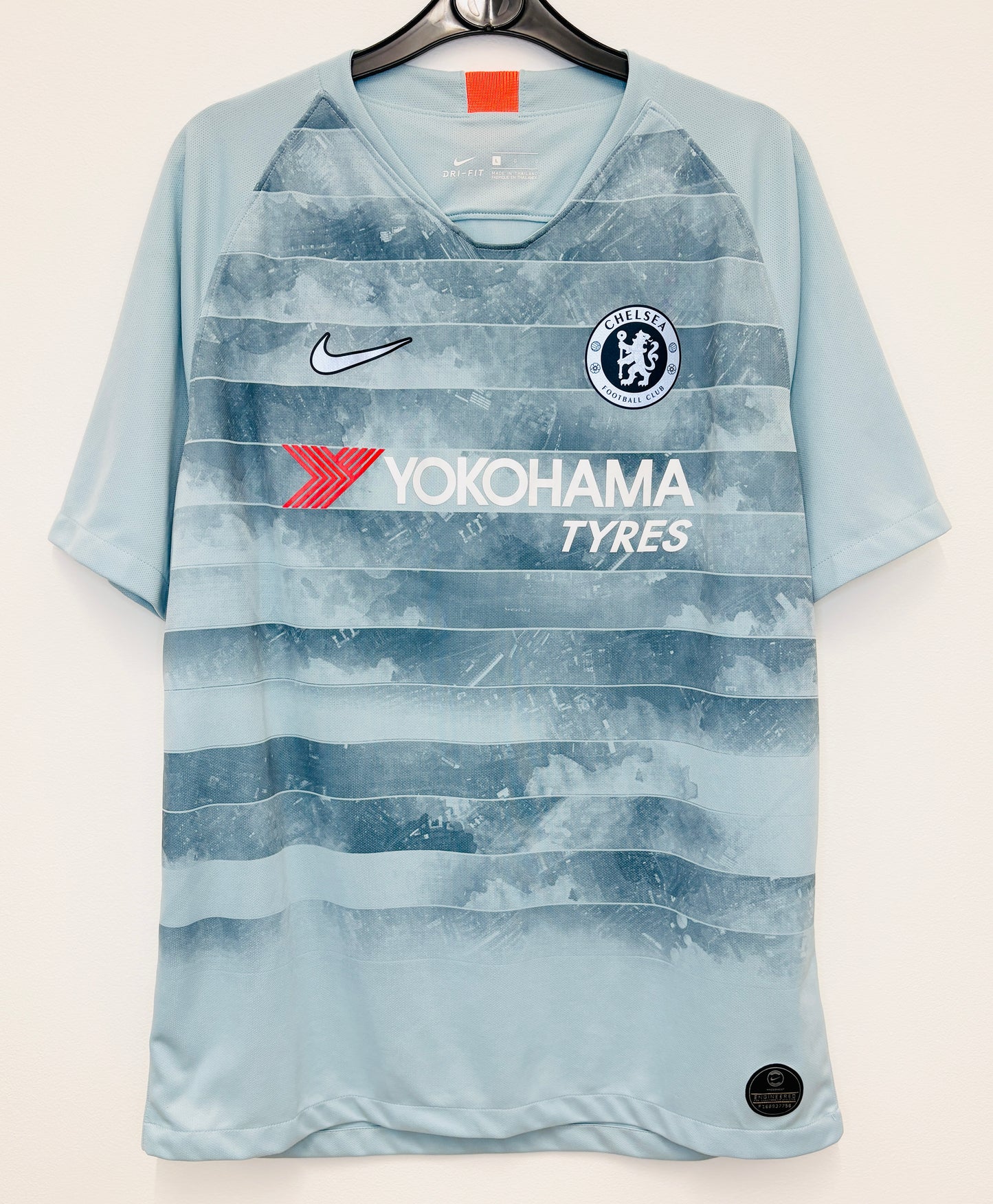 2018 2019 Chelsea Nike 3rd Football Shirt HAZARD 10 Mens Large