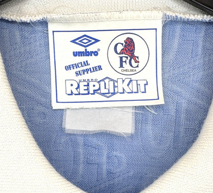 1991 1993 Chelsea Umbro Home Football Shirt LAMPARD 8 Mens Medium