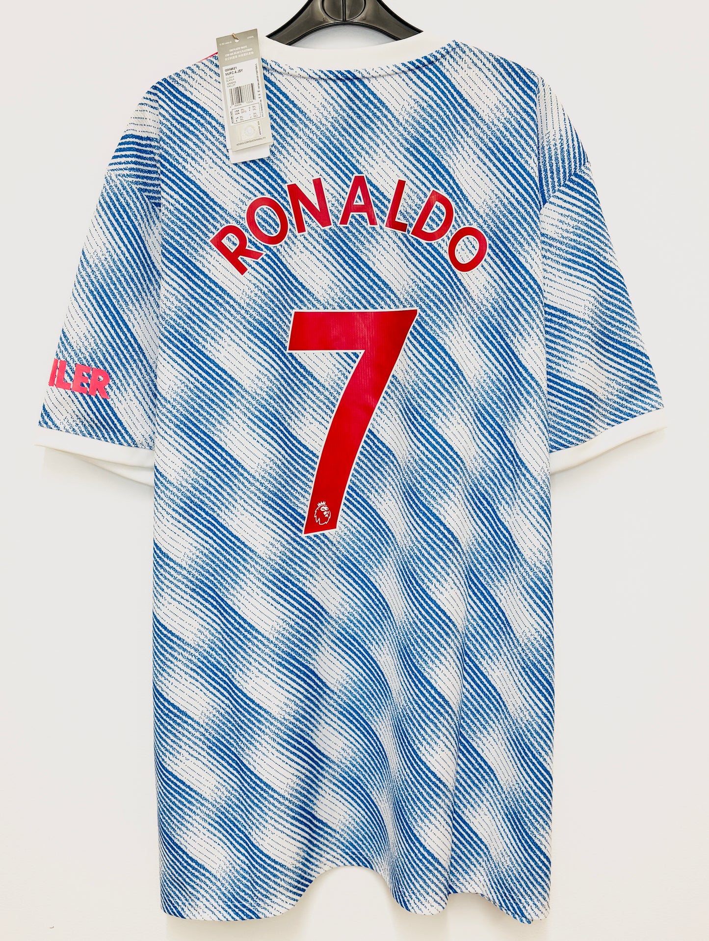BNWT 2021 2022 Manchester United Adidas Away Football Shirt RONALDO 7 Men's 3XL