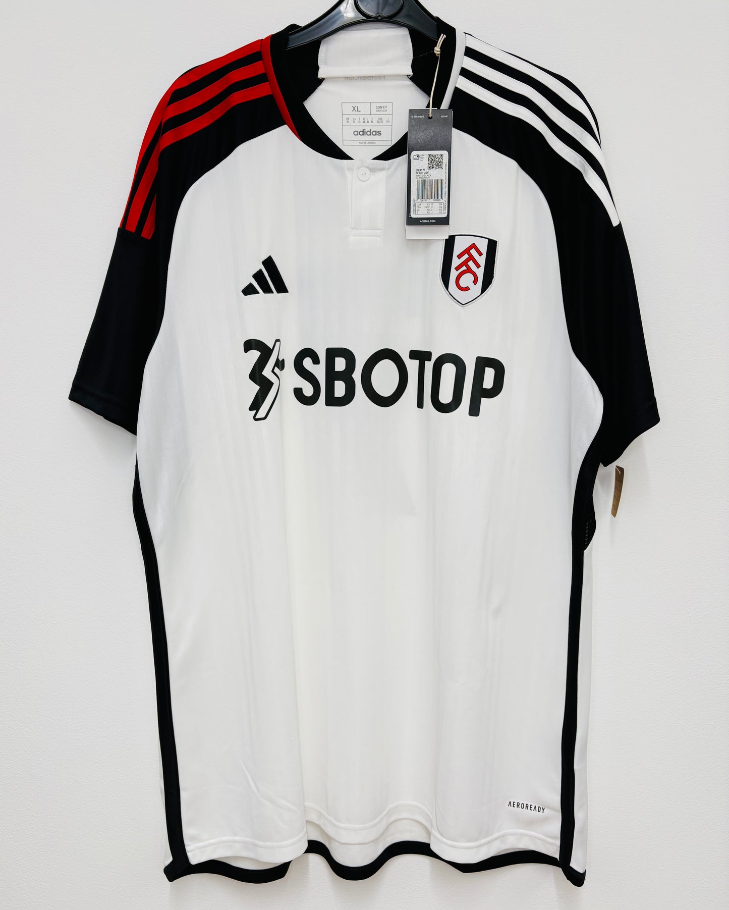 BNWT 2023 2024 Fulham Home Adidas Football Shirt RAUL 7 Men's XL