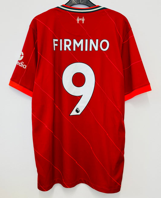 2021 2022 Liverpool Nike Home Football Shirt FIRMINO 9 Men's Large