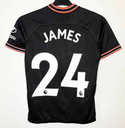 2019 2020 Chelsea Nike 3rd Football Shirt JAMES 24 Kids 11-12 Years