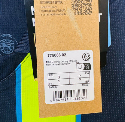 BNWT 2024 2025 Manchester City Puma Away Football Shirt HAALAND 9 Men's Small