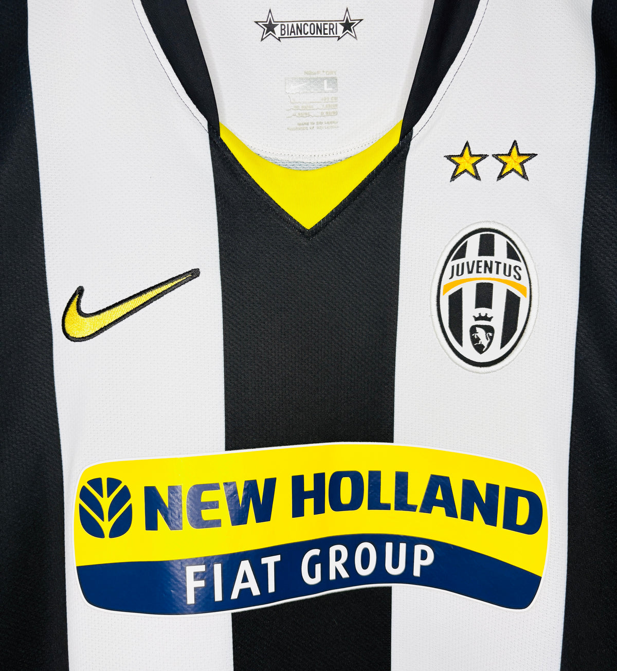 2008 2009 Juventus Nike Home Football Shirt DEL PIERO 10 Men's Large