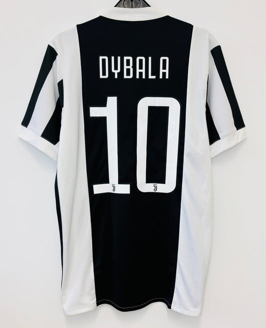2017 2018 Juventus Adidas Home Football Shirt DYBALA 10 Men's Medium