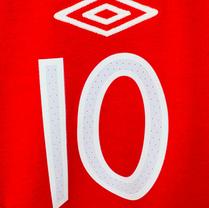 2010 2011 England Umbro Away Football Shirt ROONEY 10 Men's Large