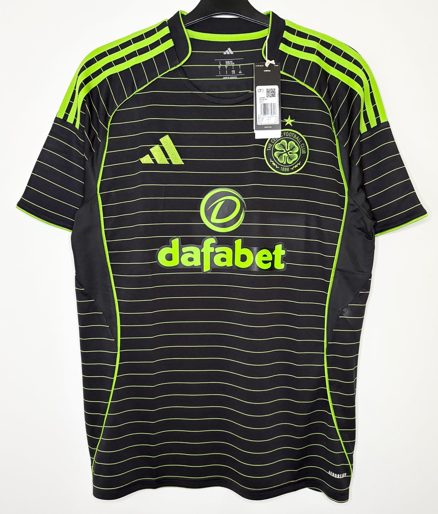 BNWT 2025 2026 Celtic Adidas Away Football Shirt NYGREN 8 Men's Large