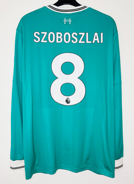 2025 2026 Liverpool Adidas 3rd Football Shirt SZOBOSZLAI 8 Men's XL