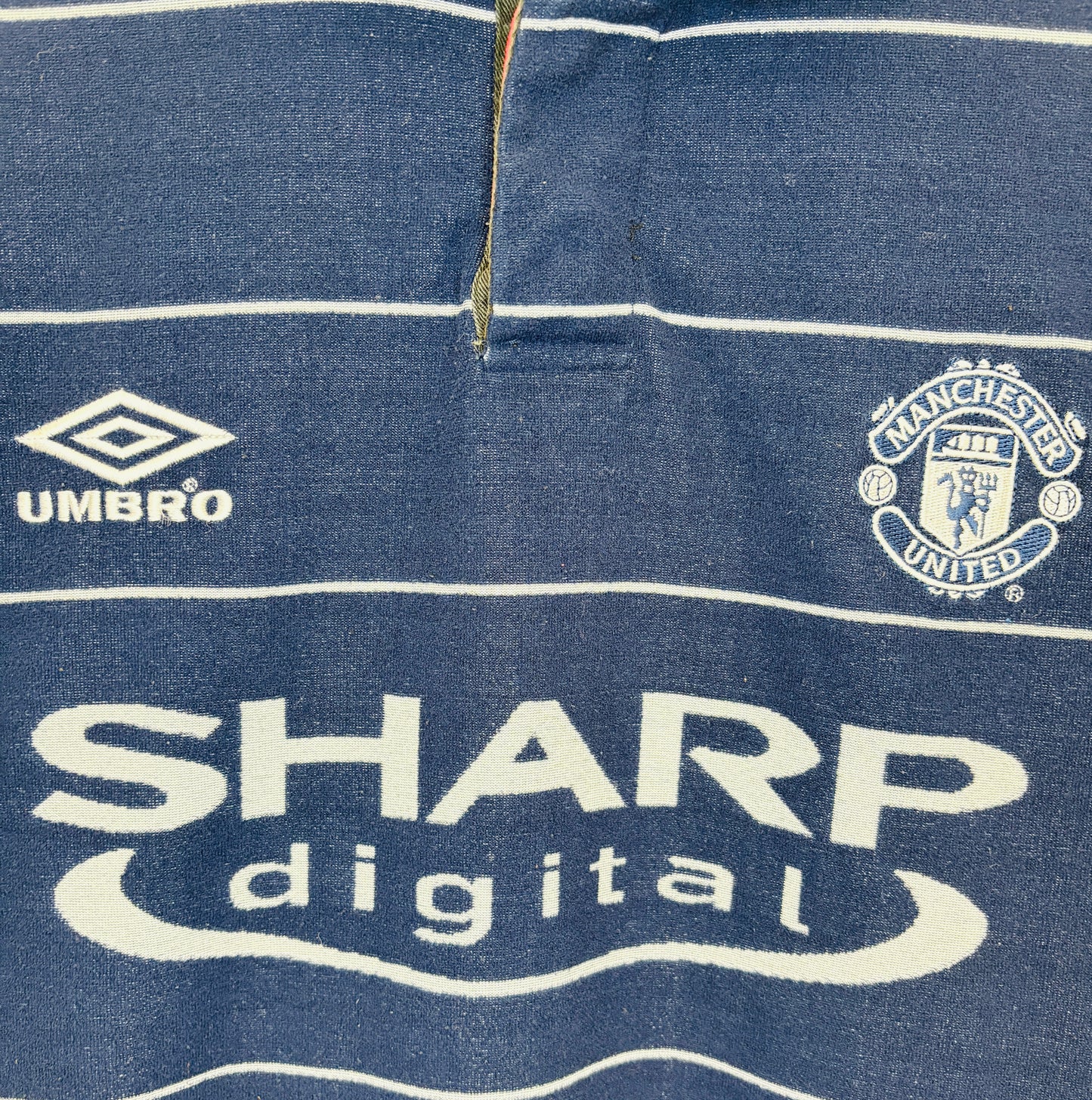 1999 2000 Manchester United Umbro Away Football Shirt SCHOLES 18 Men's Large
