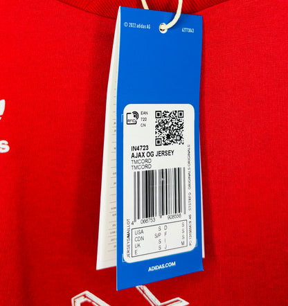 BNWT 2023 2024 Ajax Adidas OG Football Shirt Men's Small