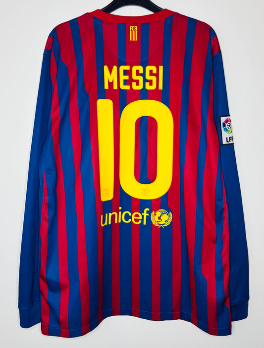 2011 2012 Barcelona Nike Home Football Shirt MESSI 10 Men's Large