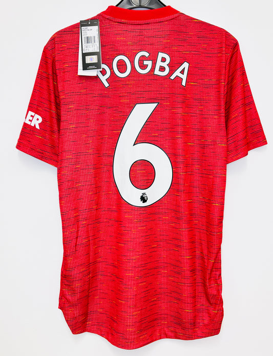 BNWT 2020 2021 Manchester United Adidas Player Spec Home Football Shirt POGBA 6 Men's XS