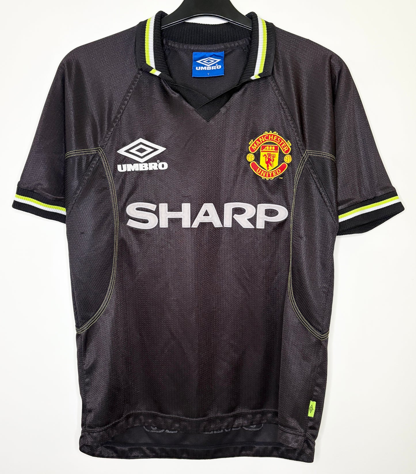 1998 1999 Manchester United Umbro 3rd Football Shirt KEANE 16 Kids 15-16 years