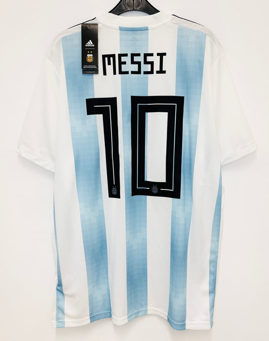 BNWT 2018 2019 Argentina Adidas Home Football Shirt MESSI 10 Men's XL