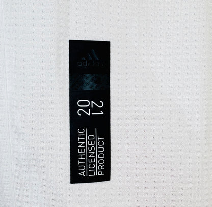 BNWT 2020 2021 Real Madrid Adidas Home Player Issue Football Shirt VINI JR 20 Men's Medium
