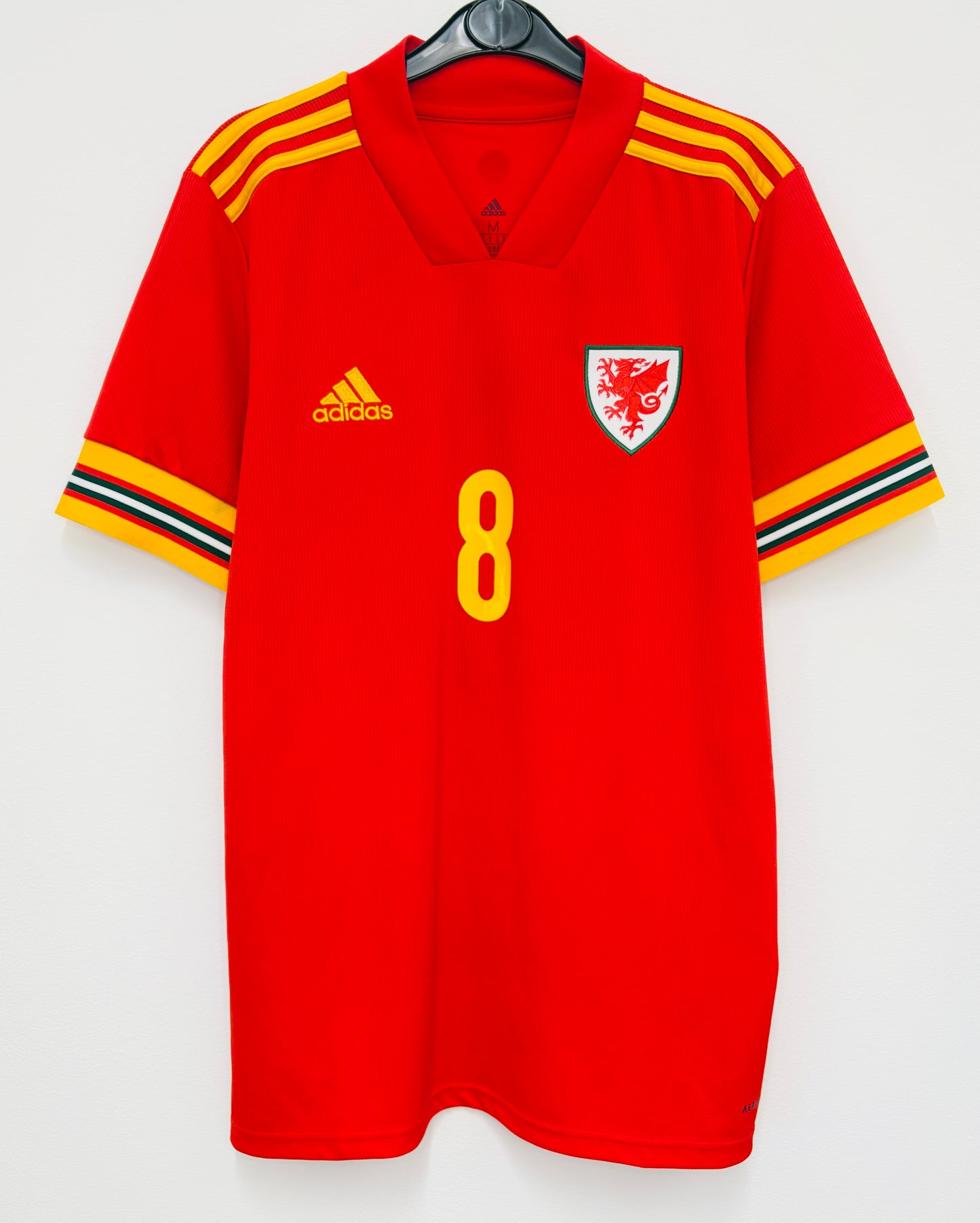 2020 2021 Wales Adidas Home Football Shirt WILSON 8 Mens Medium