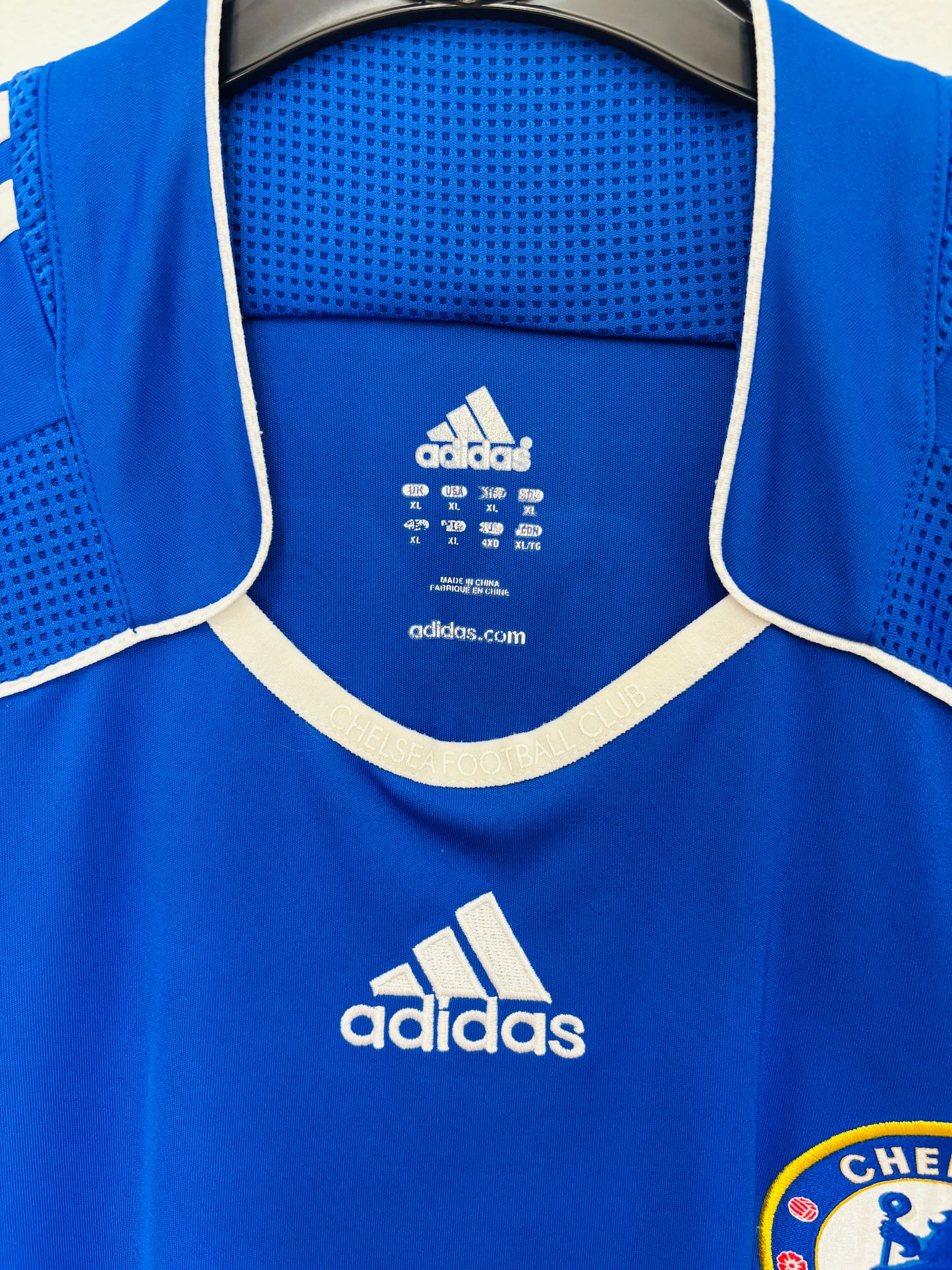 2006 2007 Chelsea Adidas Home Football Shirt DROGBA 11 Mens XL