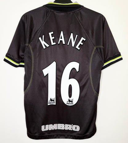 1998 1999 Manchester United Umbro 3rd Football Shirt KEANE 16 Kids 15-16 years