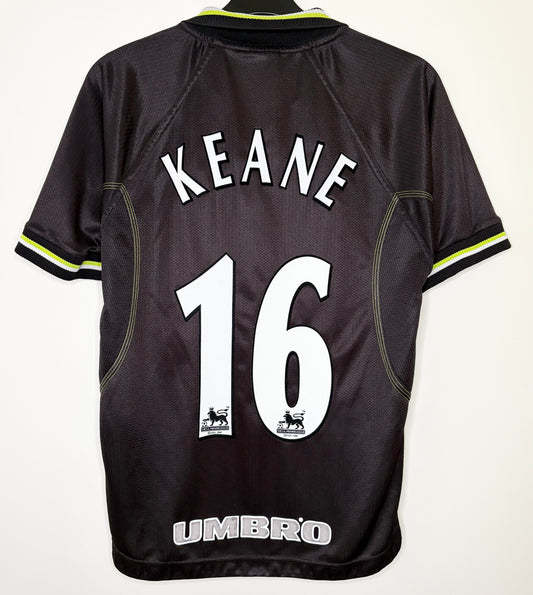 1998 1999 Manchester United Umbro 3rd Football Shirt KEANE 16 Kids 15-16 years