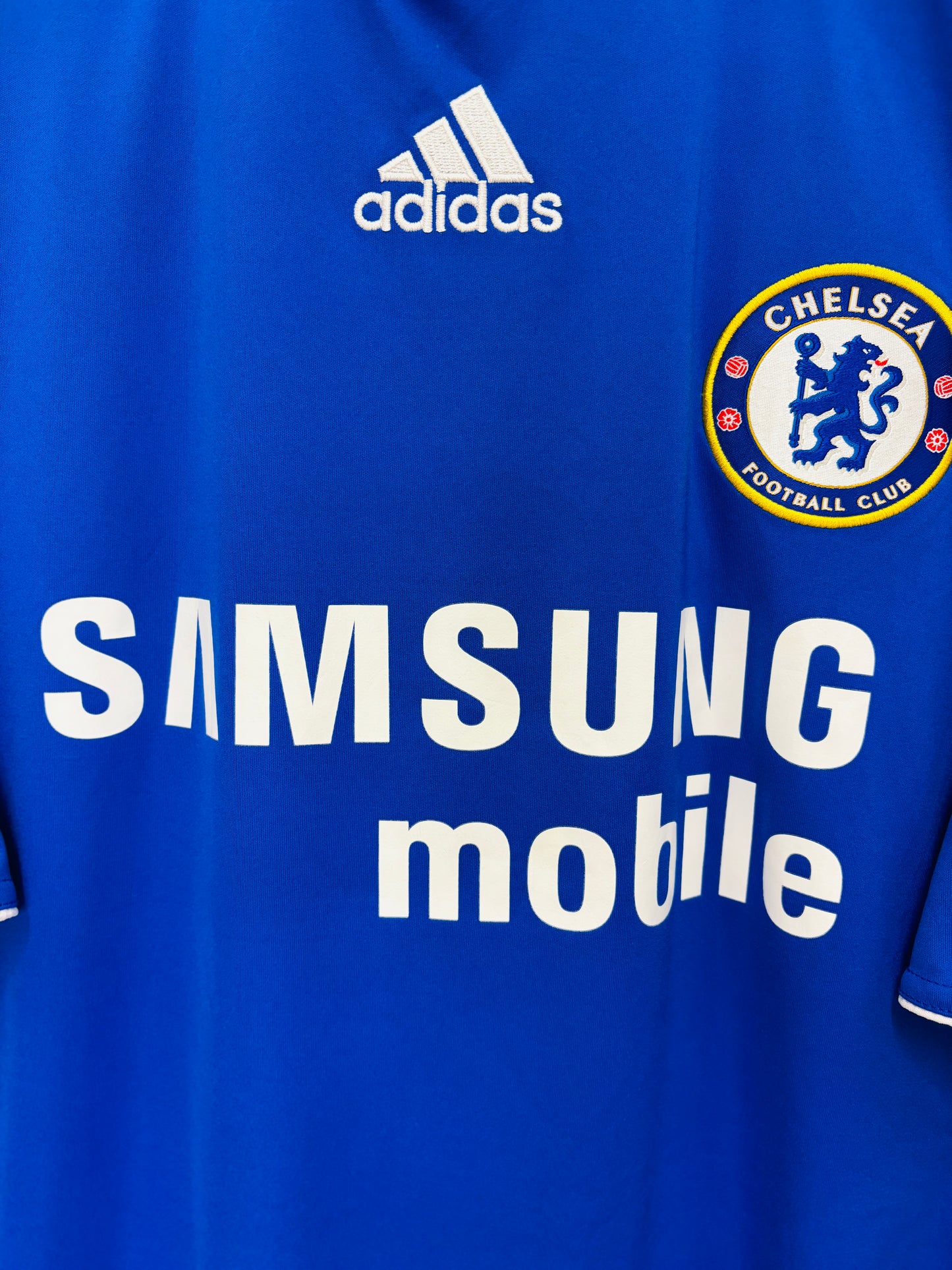 2006 2007 Chelsea Adidas Home Football Shirt DROGBA 11 Mens XL