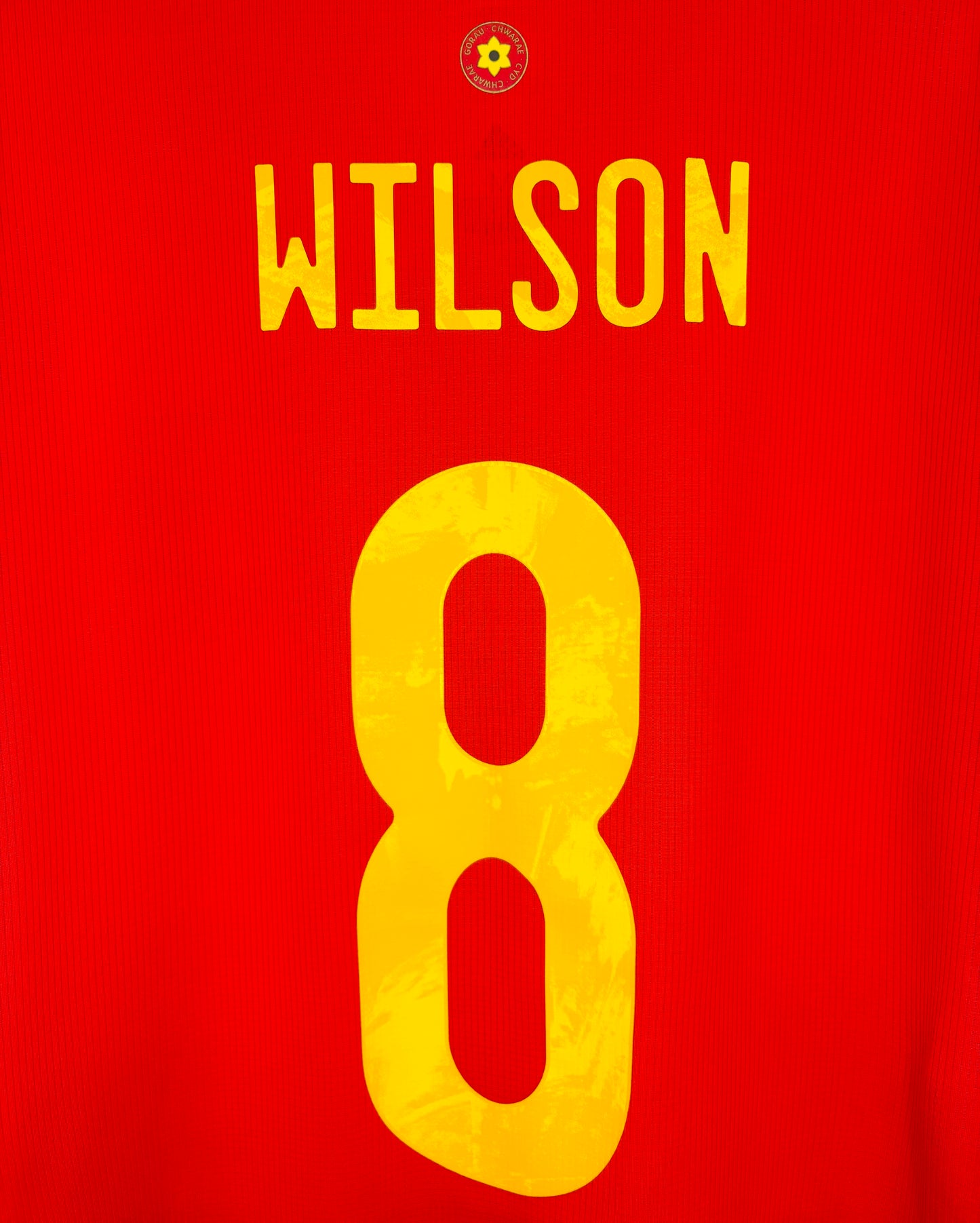 2020 2021 Wales Adidas Home Football Shirt WILSON 8 Mens Medium