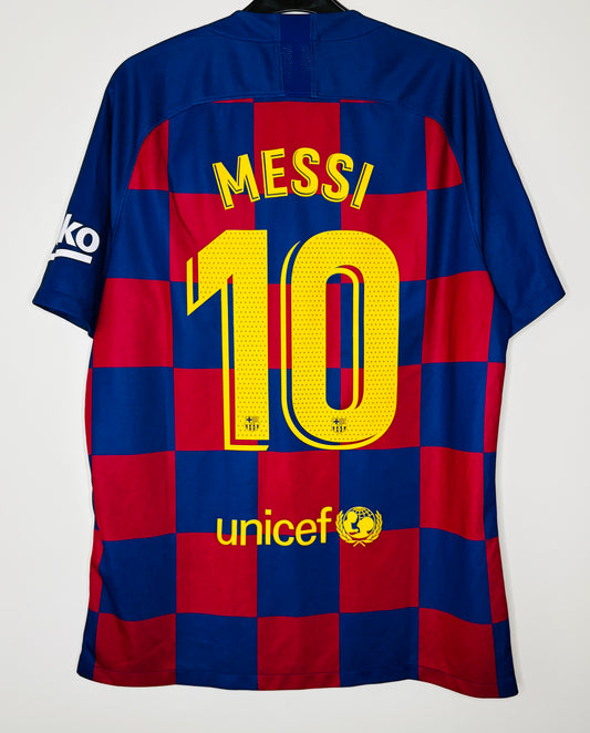 2019 2020 Barcelona Nike Home Football Shirt MESSI 10 Men's Large