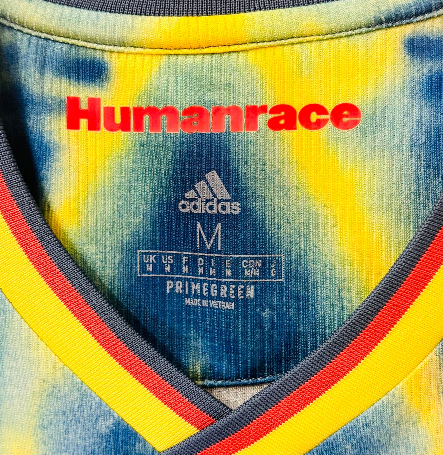 2020 2021 Arsenal Adidas x Humanrace Football Shirt Men's Medium