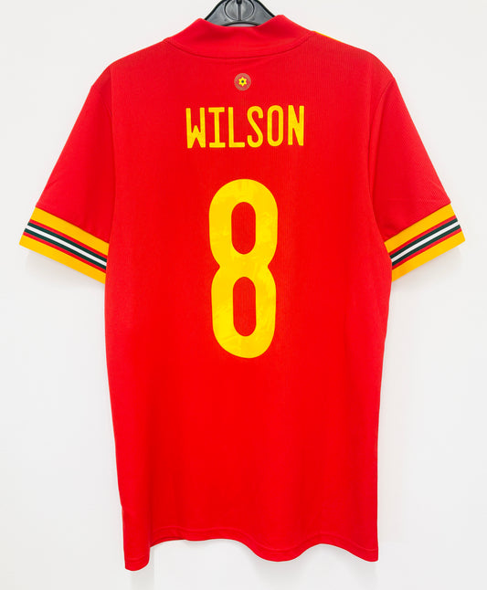 2020 2021 Wales Adidas Home Football Shirt WILSON 8 Mens Medium
