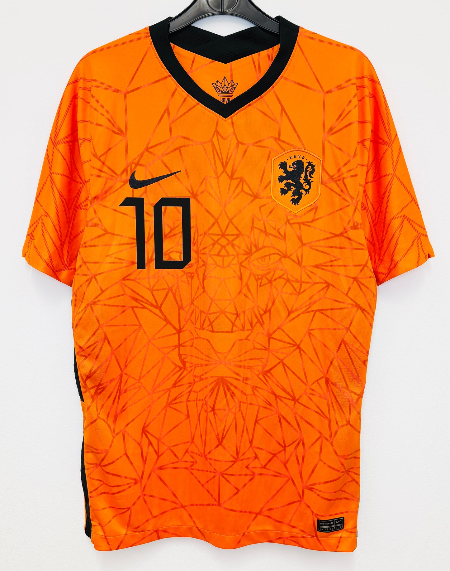 2020 2021 Netherlands Nike Home Football Shirt MEMPHIS 10 Men's Medium