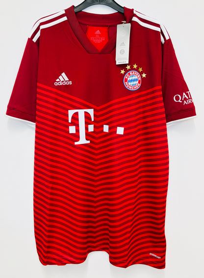 BNWT 2021 2022 Bayern Munich Adidas Home Football Shirt LEWANDOWSKI 9 Men's XL