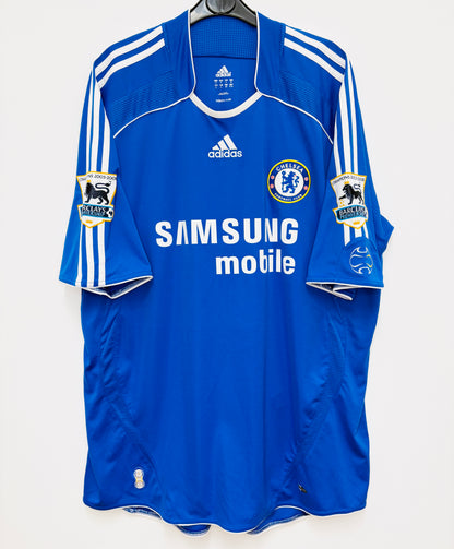 2006 2007 Chelsea Adidas Home Football Shirt DROGBA 11 Mens XL