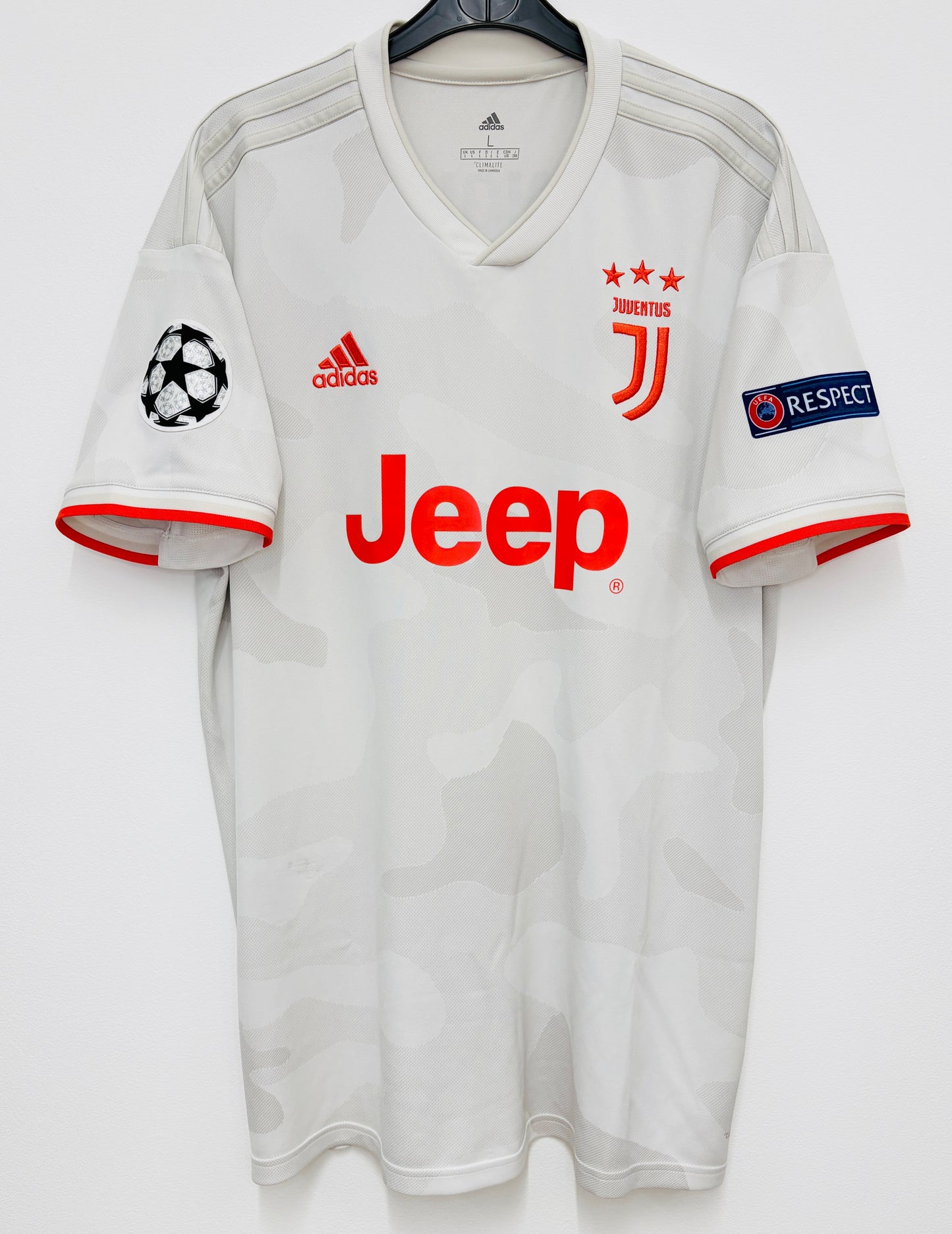 2019 2020 Juventus Adidas Away UCL Football Shirt RONALDO 7 Men's Large