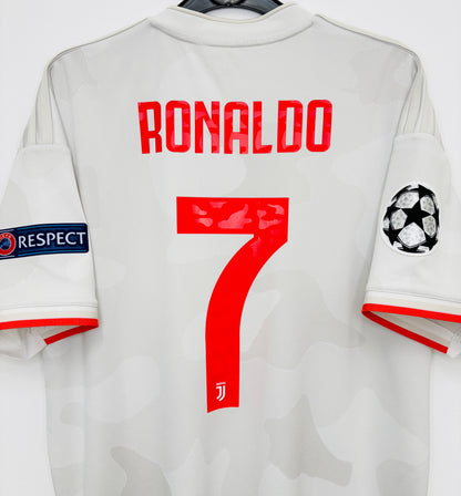 2019 2020 Juventus Adidas Away UCL Football Shirt RONALDO 7 Men's Large