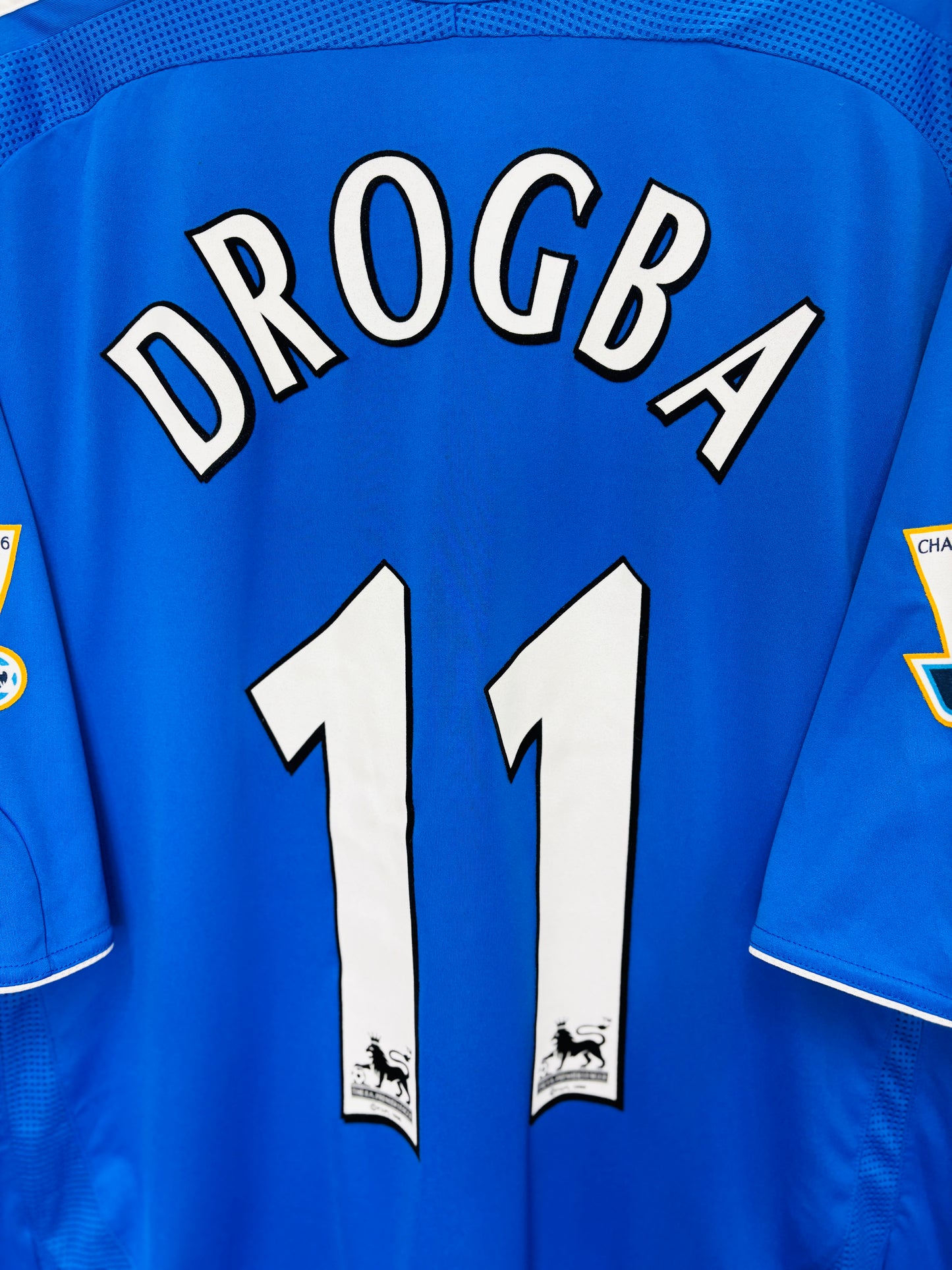 2006 2007 Chelsea Adidas Home Football Shirt DROGBA 11 Mens XL