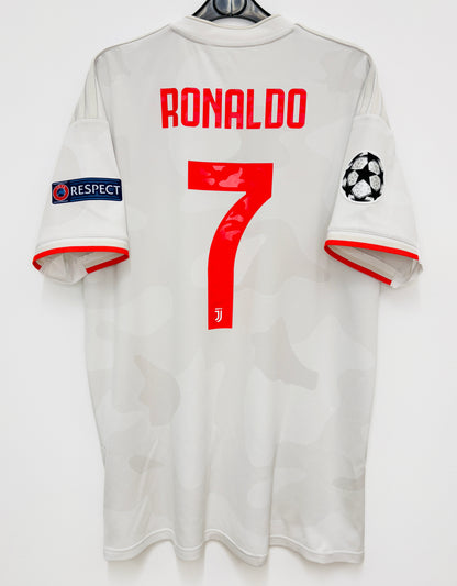 2019 2020 Juventus Adidas Away UCL Football Shirt RONALDO 7 Men's Large
