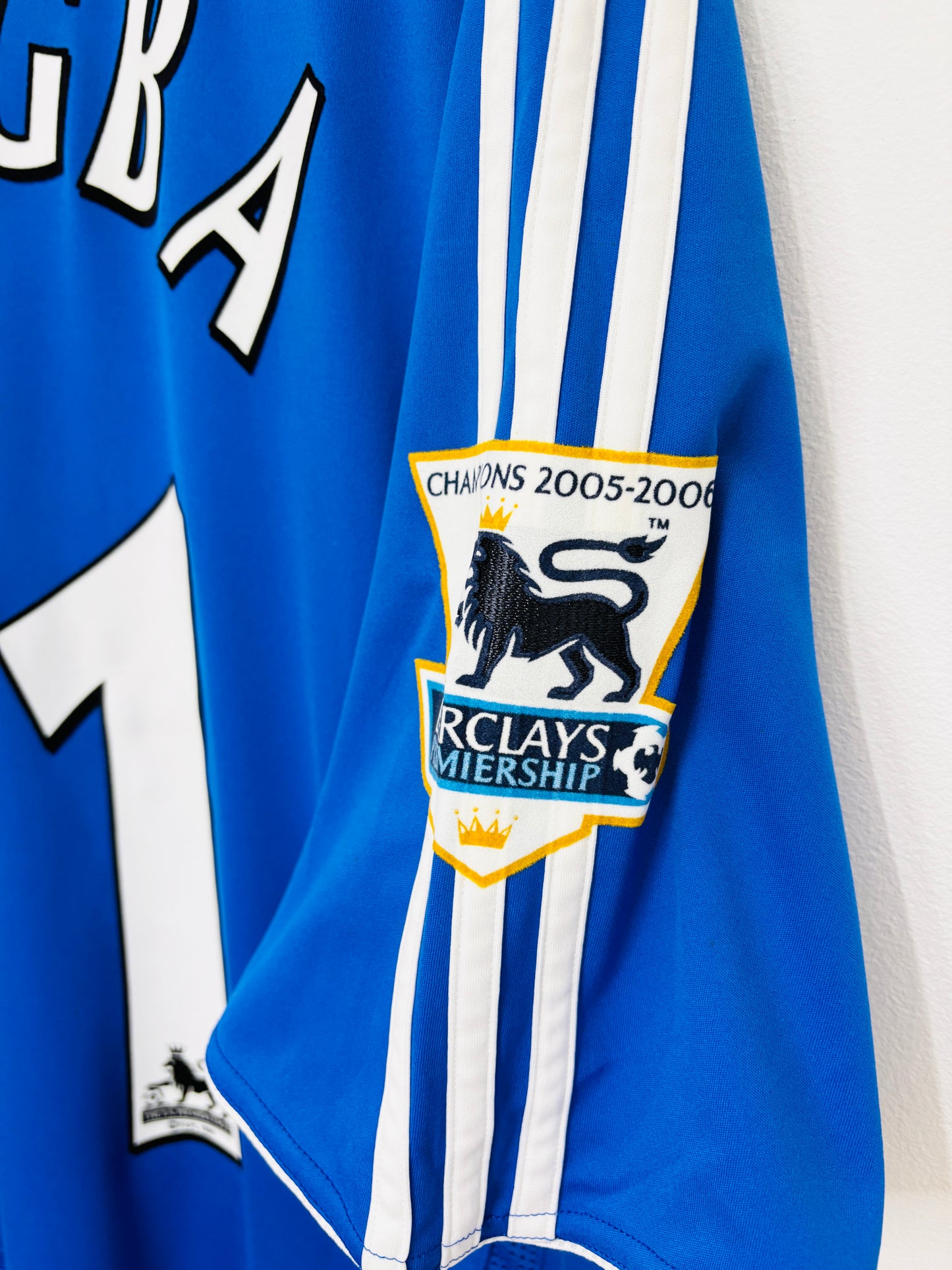 2006 2007 Chelsea Adidas Home Football Shirt DROGBA 11 Mens XL