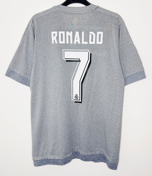 2015 2016 Real Madrid Adidas Away Football Shirt RONALDO 7 Men's Medium