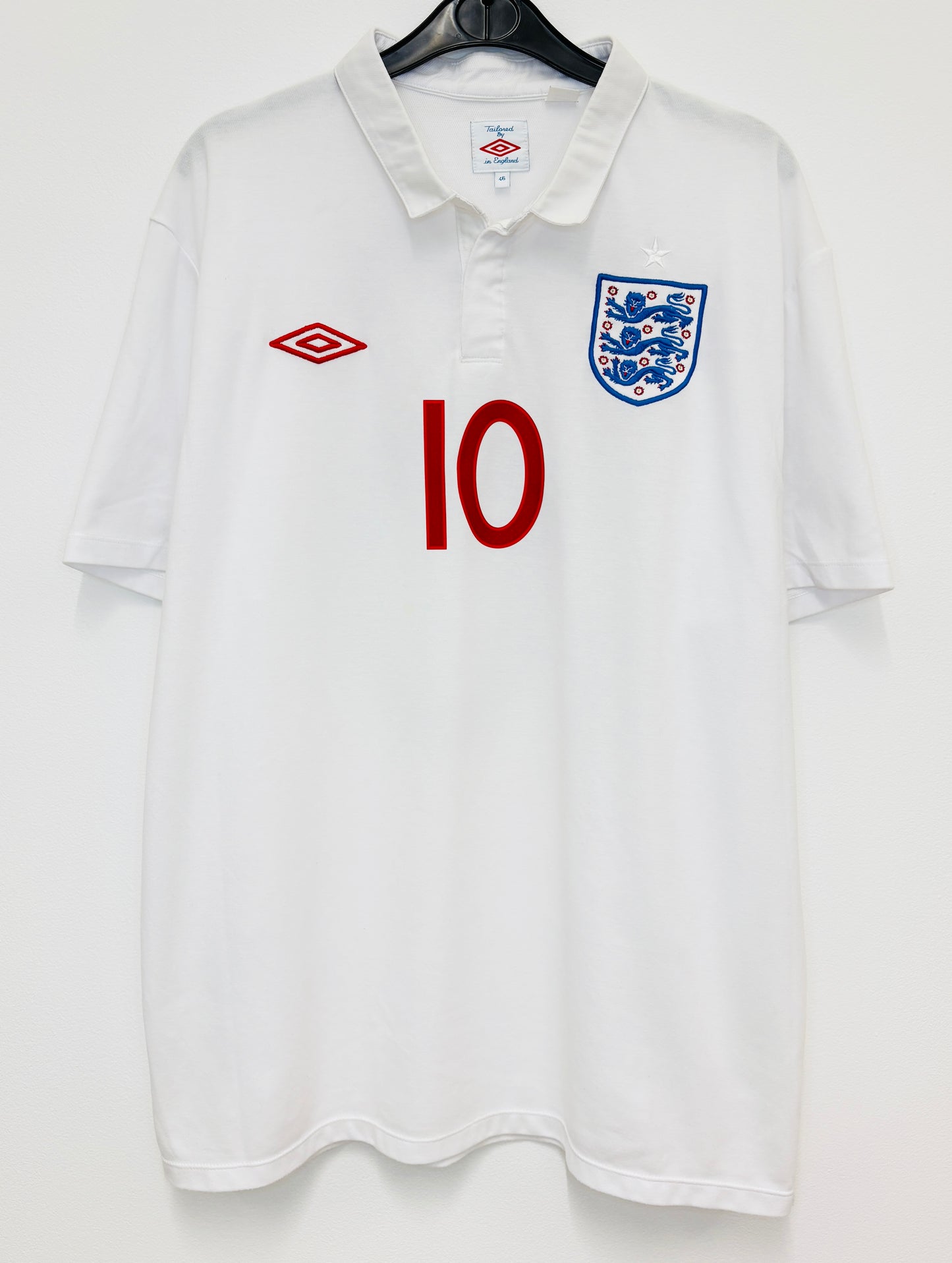 2009 2010 England Umbro Home Football Shirt ROONEY 10 Men's XL