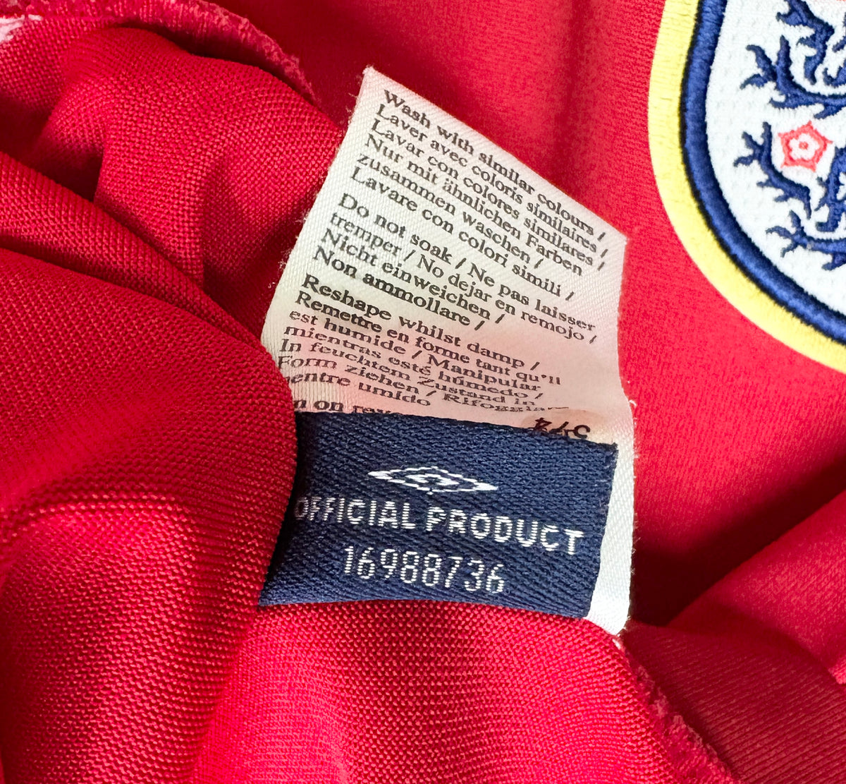 2006 2008 England Umbro Away Football Shirt BECKHAM 7 Men's XL