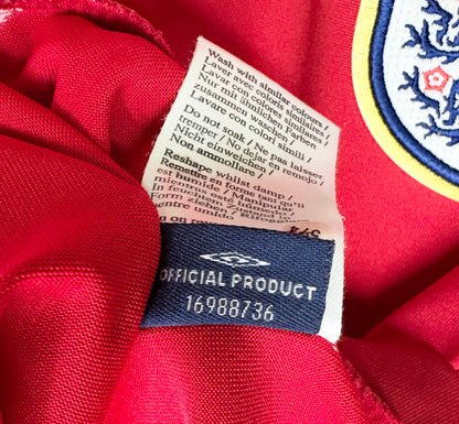 2006 2008 England Umbro Away Football Shirt BECKHAM 7 Men's XL