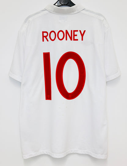 2009 2010 England Umbro Home Football Shirt ROONEY 10 Men's XL