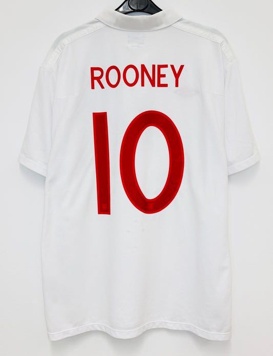2009 2010 England Umbro Home Football Shirt ROONEY 10 Men's XL
