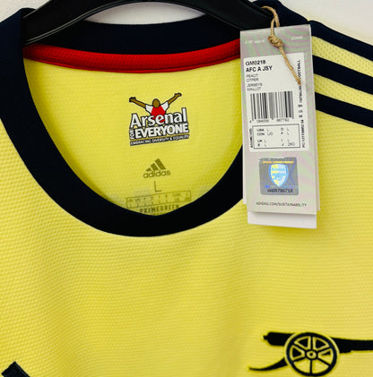 BNWT 2021 2022 Arsenal Adidas Away Football Shirt SAKA 7 Men's Large
