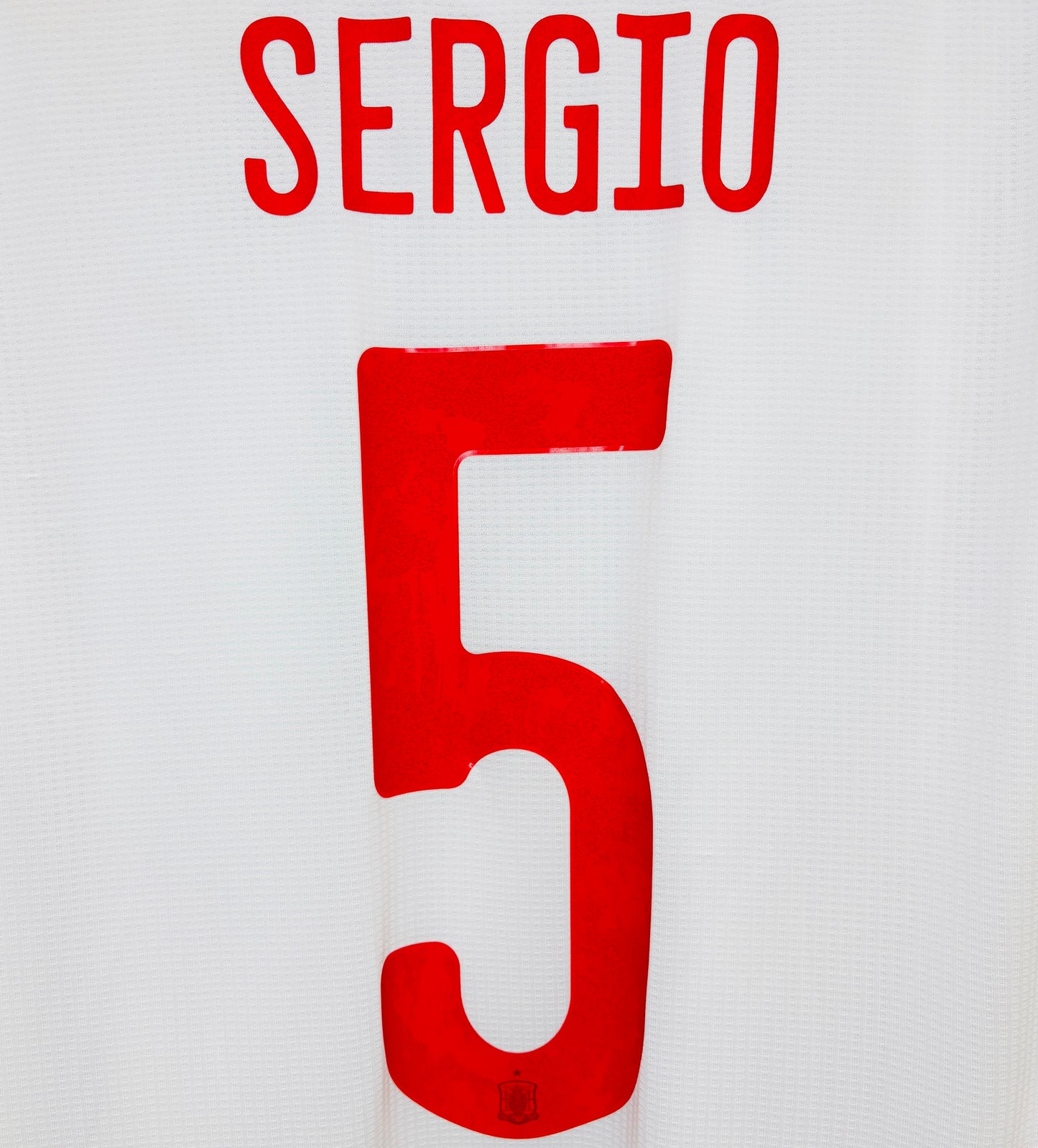 2020 2021 Spain Adidas Away HEAT.RDY Football Shirt SERGIO 5 Men's Medium