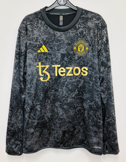 2025 2026 Manchester United Adidas Warm up Football Top Men's Medium
